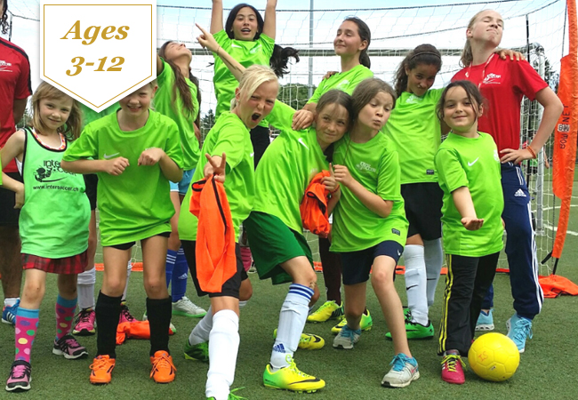 Age 3-12: Soccer Courses with InterSoccer