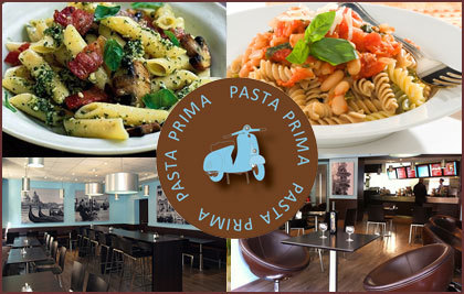 CHF 10 for CHF 20 of Delicious On-the-Spot Home Made Pastas, Salads & Drinks at the new Pasta Prima Photo