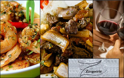 CHF 30 for CHF 60 of Fusion-Food & World Wines at the New La Zinguerie Restaurant & Wine Bar (Dinner Only) Photo