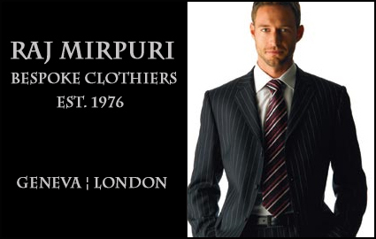 CHF 599 instead of CHF 1880 for a Bespoke Tailor-Made Suit by Raj Mirpuri: Bespoke Clothiers since 1976 in London & Geneva 
 Photo