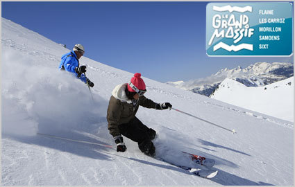 CHF 25 Instead of CHF 50 for a Full Day Ski Pass at Le Grand Massif: Flaine, Les Carroz, Morillon, Samoëns & Sixt Photo