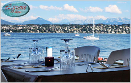 Dine on the lake in one of Geneva's best terrace restaurants: Lacustre Bellevue. 
CHF 68 (-50%) for 2 people or CHF 129 (-53%) for 4 People. Valid Dinner, Sun-Thur 
   Photo