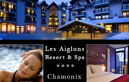 CHF 159 CHF 79 
Getaway in beautiful Chamonix: 1 night for 2 people at the 4* Les Aiglons Resort & Spa (rated 4.5 / 5 stars by 300 Tripadvisor reviewers). Incl Superior Double Room, Spa & pool access. Kids welcome  Photo