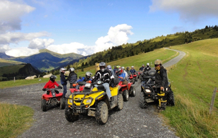 Unique mountain adventure:  
CHF 90 instead of CHF 180 for a 3-hours 4x4 Quad adventure-tour in La Clusaz (45 min from Geneva), including traditional mountain apero. Options for 1-6 people. Valid until August 2013  Photo