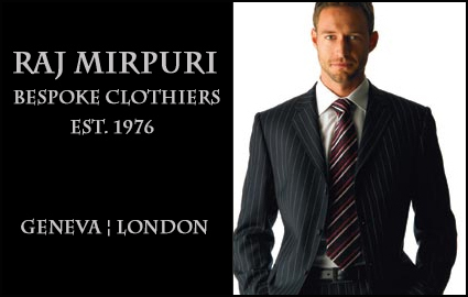 From CHF 599 instead of CHF 1880 for a custom Made-to-Measure Suit by Raj Mirpuri: Bespoke Clothiers since 1976 in London & Geneva 
 Photo