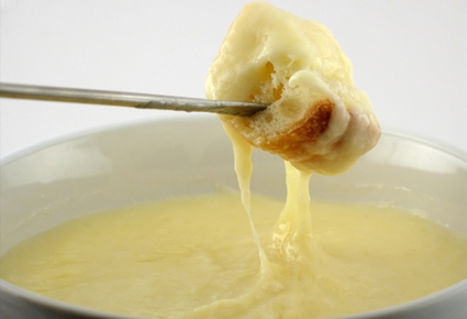 CHF 68 CHF 34 
Traditional Fondue Dinner for 2 incl Kir Aperitifs & Cheese Fondue at Cafe Restaurant St Gervais (Valid dinner only) Photo