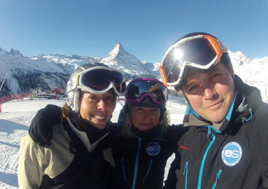 CHF 250 CHF 150 
2-hours private ski or snowboard lesson for 1-5 people at Verbier or Zermatt with European Snowsport Ski School. For all levels & ages  Photo