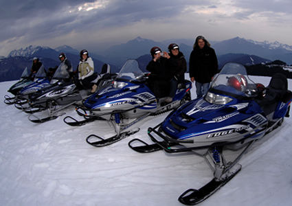 Discover Les Carroz on a Snowmobile:  
CHF 150  CHF 90 for a 1-hour Snowmobile Adventure Tour in Les Carroz (45 min from Geneva); Ride Solo or Bring a Passenger with You  Photo