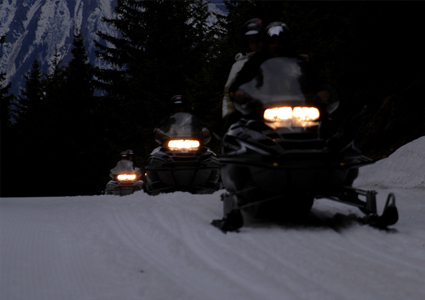 Discover Les Carroz on a Snowmobile:  
CHF 150  CHF 90 for a 1-hour Snowmobile Adventure Tour in Les Carroz (45 min from Geneva); Ride Solo or Bring a Passenger with You  Photo