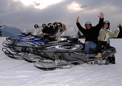 Discover Les Carroz on a Snowmobile:  
CHF 150  CHF 90 for a 1-hour Snowmobile Adventure Tour in Les Carroz (45 min from Geneva); Ride Solo or Bring a Passenger with You  Photo