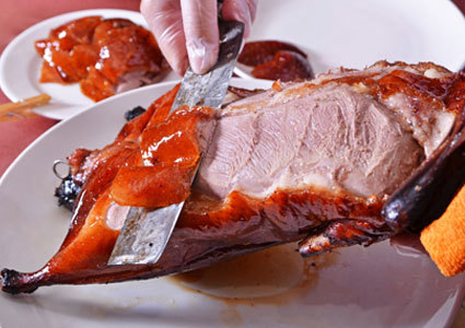 CHF 98 CHF 49 
Traditional 3-service Chinese Peking Duck menu for 2 People at Chez Kuk Restaurant in Plainpalais  Photo