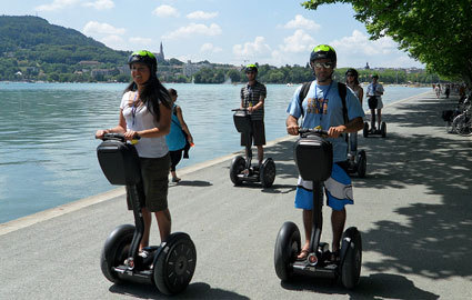 From CHF 69  CHF 34.5 Guided Segway tour of Annecy for 2 people, valid all summer, 7/7. Amazing way to discover one of the region's most stunning cities. Includes Segway training  Photo