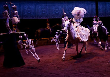 From CHF 97  CHF 68 
Amazing Calacas Show by Bartabas & the Zingaro Group Featuring Horses, Dancers, Actors, Live Music & Crazy Energy.  June 2, 4, 5 & 9 at Plaine de Plainpalais Photo