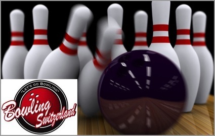 CHF 31.70 CHF 15 
3 Games of Bowling + Pair of Rental Shoes + Drink at Bowling Switzerland (La Praille or Meyrin). Fully air-conditioned. Valid until February 2014 Photo