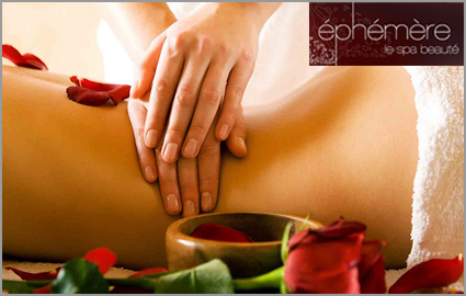 CHF 120 instead of CHF 250 for 60 min California Massage + 30 min Body Scrub (with spices or Swiss mountain salts) at Ephemere Beauty Institute Photo