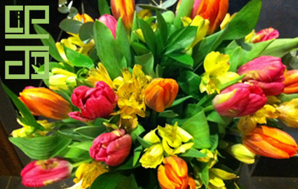 It's the 1st day of Spring! Pay CHF 30 for CHF 60 of flower bouquets or custom flower arrangments at Couleurs et Parfums : Geneva's Most Creative Florists  Photo