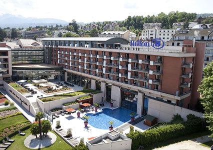 

CHF 441 CHF 243 (several options) 
Luxury Stay for 2 Adults + Up to 2 Kids at Hilton Evian-Les-Bains 4*, Winner of 