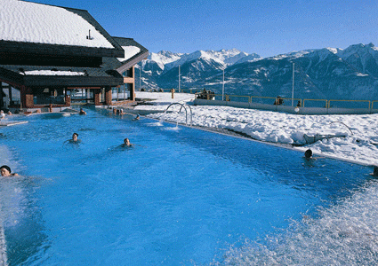 CHF 76 CHF 41 
Ultimate Relaxation in the Valais Alps: 2 Passes to Les Bains D'Ovronnaz Thermal Baths + Wellness & Spa Complex (incl thermal spa pools, Panoramic Alpine Spa, steam bath, sauna, hammam & jaccuzi) Photo
