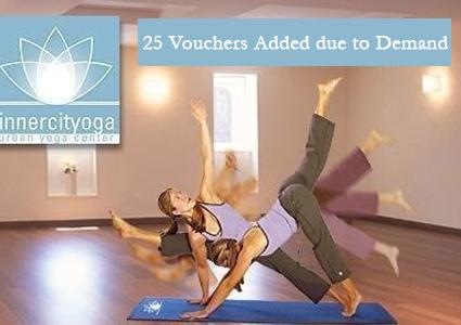 25 More Vouchers Added due to Demand 
CHF 450 CHF 299 
11 Yoga Classes at Innercityoga: Geneva's Premier Yoga Center with Beautiful Facilities, Top Level Instructors & Rooftop Studio  Photo