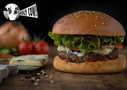 Now Open 7/7 Non-StopCHF 41.80 CHF 25 for 2 Gourmet Burger Menus at Holy Cow! Gourmet Burger Bars in Geneva. Valid at Plainpalais & Cornavin Locations, Mon to Wed Dinner + All Day Sunday Photo