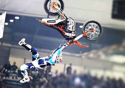 The Greatest Supercross Event in Europe! 
Geneva International Supercross Featuring World-class Racers, Amazing Stunts & Death-defying Jump Contest. Friday Dec 5, 20h, Palexpo. 

Cat 1: CHF 99 CHF 79 
Cat 2: CHF 79 CHF 59  Photo
