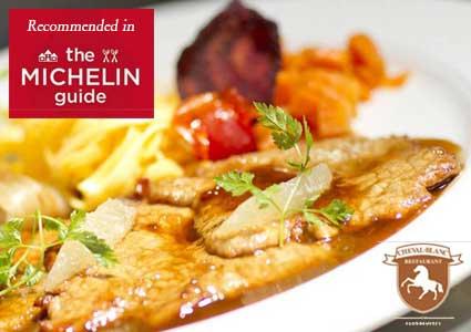 CHF 248 CHF 124 for 2 people
Gastronomic Italian Cuisine at the Famous Michelin-Guide Winner Cheval Blanc Vandoeuvres (Valid From Jan 7, 2015) Photo