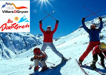 CHF 53 CHF 29 
Full-day Ski Pass to Villars-Diablerets-Gryon, Just 90 minutes from Geneva. Valid All Season from January 9 2015. Free for Kids Under 9. Max 4 Vouchers per Person.   Photo