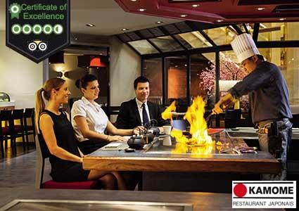 50 Vouchers Added due to High Demand
CHF 260 CHF 149 for 2 People 
Gastronomic Japanese Cuisine at Kamome, Among Geneva's Top Japanese Restaurants (4.5 Stars on Tripadvisor). Watch the Chefs Twirl Knives & Fire as They Prepare Your Dishes Over the Open Grill  Photo
