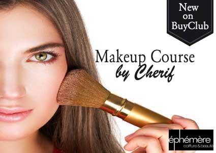 CHF 130 CHF 65 
Private 1-hr Makeup Course in EN or FR at Ephemere Beauty Institute. 
By Cherif, MAC Trained Makeup Artist with 10 Years Experience Photo