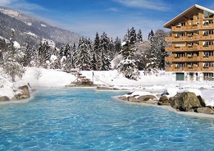 Ultimate Relaxation in the Valais Alps
CHF 40 CHF 20 for 2 Passes to Thermes Parc Thermal Baths Complex incl natural thermal river, indoor & outdoor pools, hammam, jacuzzi & more  Photo