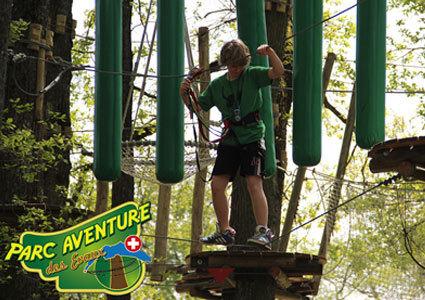 For Kids + Adults Who Love Outdoor Activities:
CHF 76 CHF 38 for 2 Passes to Tree-Top Adventure Forest at Parc Aventure Evaux. 
From Age 6+. Valid All Summer 2015 Photo