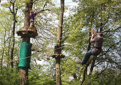 For Kids + Adults Who Love Outdoor Activities:
CHF 76 CHF 38 for 2 Passes to Tree-Top Adventure Forest at Parc Aventure Evaux. 
From Age 6+. Valid All Summer 2015 Photo
