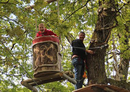 For Kids + Adults Who Love Outdoor Activities:
CHF 76 CHF 38 for 2 Passes to Tree-Top Adventure Forest at Parc Aventure Evaux. 
From Age 6+. Valid All Summer 2015 Photo