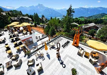 
CHF 320 CHF 159 
Summer Getaway in Beautiful Villars: 1 Night for 2 People at the 4* Hotel du Golf & Spa: Certificate of Excellence Winner on Tripadvisor 
Incl Double Superior Room w Alps-View Balcony, Breakfast, Spa + Sauna + Gym Access, WiFi, Attractions & 20% Off at Hotel's Panoramic Restaurant Photo