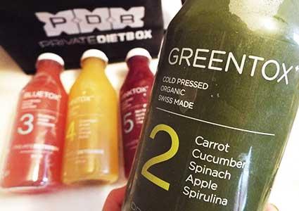 Juice Up Your Health! CHF 80 CHF 49 for a 1-Day Organic Cold-Pressed Juice Detox Plan Delivered to your Door by Private DetoxBox  Photo