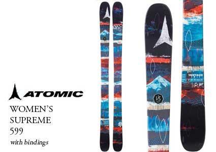 From CHF 599 CHF 299 ATOMIC® Skis + Bindings from Ochsner Sports Geneva. 
Extra width for off-piste & on-piste. Intermediate-advanced levels Photo