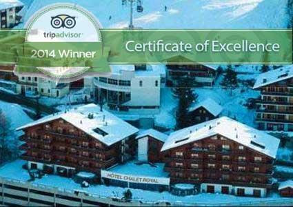 Ski Vacation on the Slopes of Les 4 Vallées (Verbier, Veysonnaz, Nendaz & Thyon), 2 hrs from Geneva: 2 Nights for 2 People at Hotel Chalet Royal


	Rated 8.6/10 on Booking.com  
	Winner Tripadvisor's Certificate of Excellence 2014 

 Photo