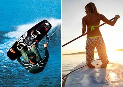 Wakeboarding or Stand Up Paddling at Twin's Club Versoix: 


	Wakeboard class: 54 CHF 35  
	Stand Up Paddle rental 4 x 1hour: 80 CHF 39 

 Photo