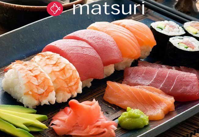 Sushi & Japanese Specialties at Sushi Matsuri 

(Confederation Center)

Open Credit Valid on All Food & Drinks, Lunch & Dinner, Eat-In & Take-Away. Get Unlimited # of Vouchers
 Photo