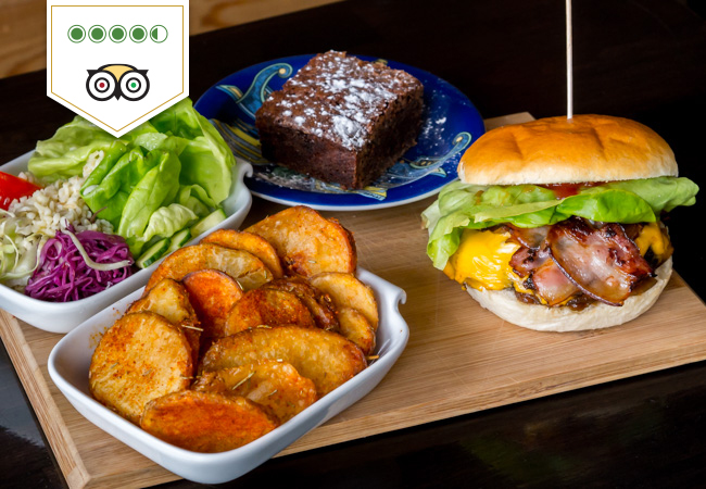 4.5 Stars on Tripadvisor

2 Burger Menus incl Burger, Salad, Fries & Dessert at The Little Kitchen in (Bel Air)

Valid  Lunch & Dinner 

Valid ONLY For Takeaway
 Photo
