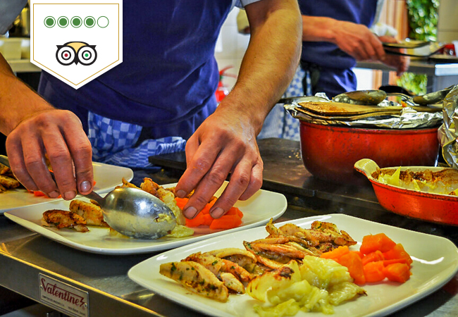 4 Stars On Tripadvisor

Famous Filets de Perches from Lake Geneva & Classic French Cuisine at Cafe Restaurant La Fontaine (Bernex)

Pay CHF 59 for CHF 120 Credit Towards All Food & Drinks

Valid Dinner Sun-Fri
 Photo