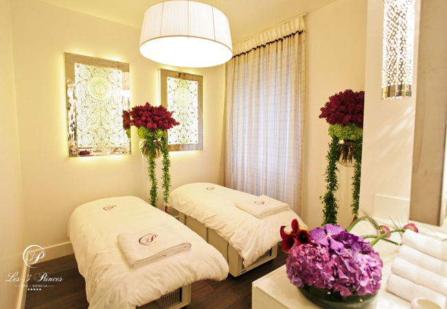 Les 3 Princes Luxury Spa (Champel)


	 1h30 Massage or Facial: 290 CHF 99
	3h Full Body Ritual: 390 CHF 189


​Open 7/7

 
 Photo