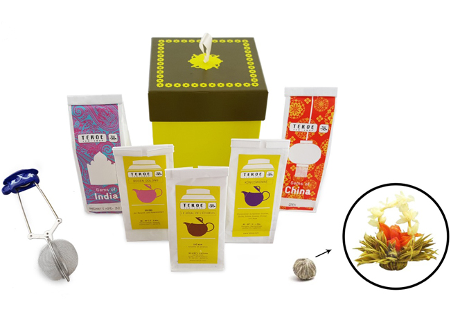 Premium Tea Gift Set at TEKOE Tea Shops


	Collect your gift set 7/7 at TEKOE Cornavin or Airport
	Gift Set Includes 5 Premium Tea Blends + 1 Blooming Tea + 1 Infuser

 Photo