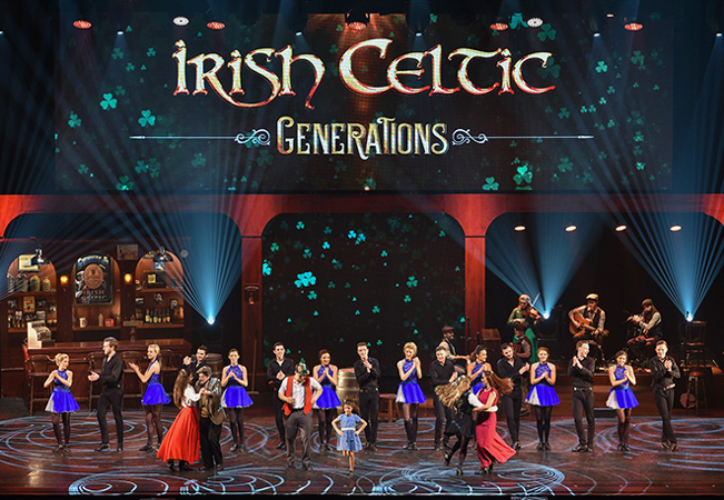 Explosive New "Irish Celtic Generations" Dance & Music Spectacle Featuring Irish Dancing, Costumes, Live Band & More

Sunday Dec 18, 15h, Arena


	Category 2: 67 CHF  33.50




	Category 3: 56 CHF 28


 Photo