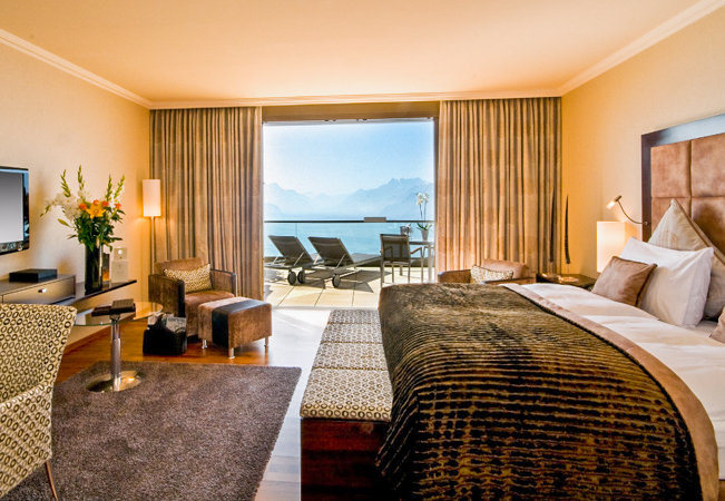 TripAdvisor Certificate of Excellence
The 5* Le Mirador Resort & Spa (Near Vevey):  Junior Suite Stay for 2 People

Includes 1 night for 2 in lake-view Junior Suite with balcony, breakfast, Givenchy Spa access & garage parking
 Photo