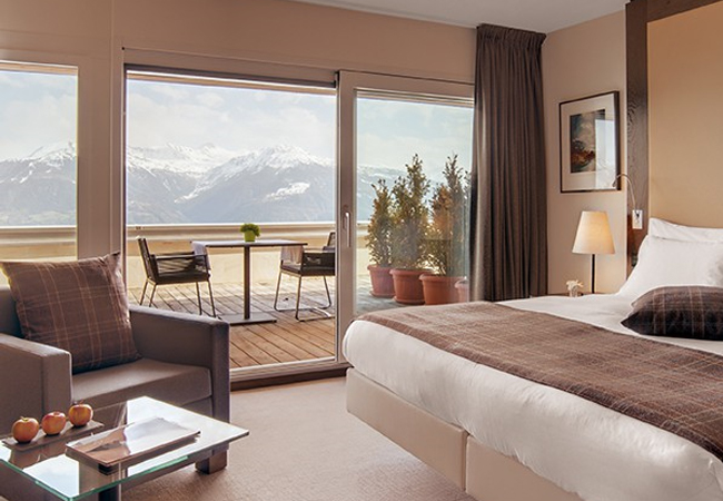 Ski In/Out of Your Hotel
Crans Montana Ski Getaway at the 5* Crans Ambassador Luxury Resort & Spa: 1 Night for 2 People incl Breakfast & Spa Access

One of Switzerland's best ski hotels on the Crans Montant slopes
 Photo
