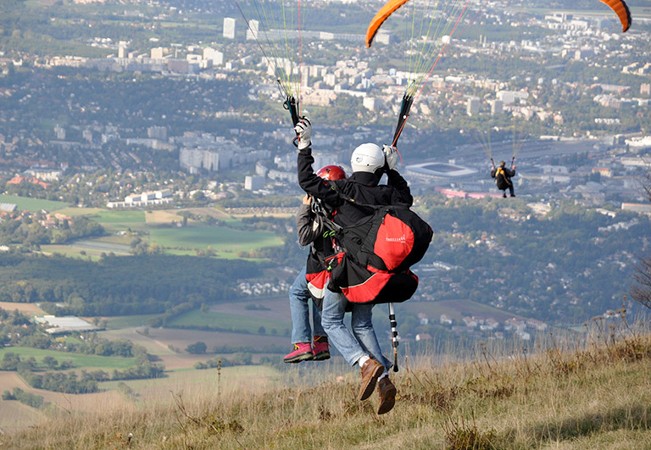 Rated #1 Outdoor Activity in Geneva on Tripadvisor

Tandem Paragliding Over the Salève with Paradelta
(with Video & Pics of Your Flight)

Rated 5* on Tripadvisor & Facebook, recommended by 100% of BuyClubbers
 Photo