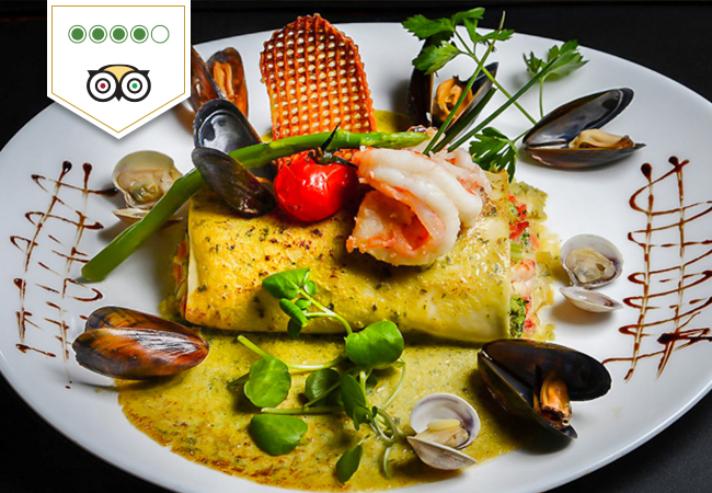 4 Stars On Tripadvisor
Fresh Filets de Perche from Lake Geneva & Refined French Cuisine at Gabrien Restaurant (Carouge)

Pay CHF 69 for CHF 120 Credit Valid
on Food & Drinks

Valid Tue-Sat Dinner & Lunch
 Photo