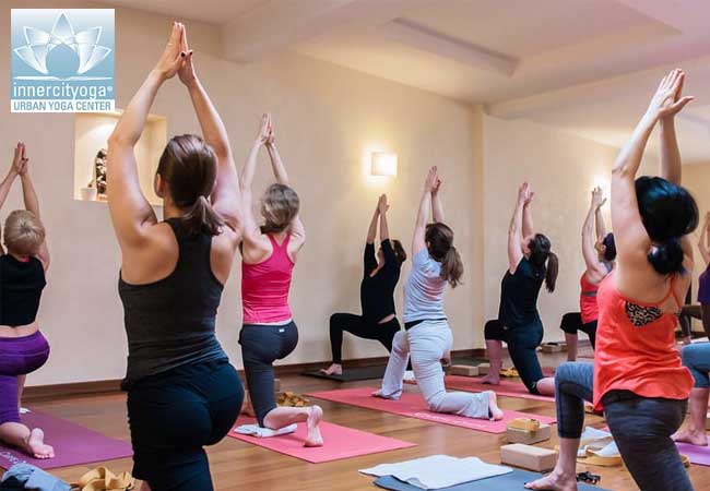 11 Yoga Classes at INNERCITYOGA: Geneva's Premier Yoga Center with Beautiful Facilities, Top Level Instructors, Indoor & Outdoor Studio 
 Photo