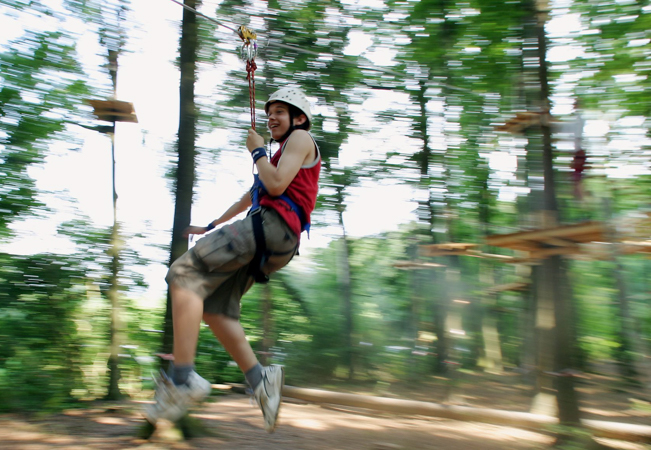 Recommended by 98% of BuyClubbers

2 Entries to Parc Aventure Genève Rope-Park (Accrobranche). From Age 5+, Valid All Summer
A great family day out swinging from trees, crossing obstacles, climbing webs & more
 Photo